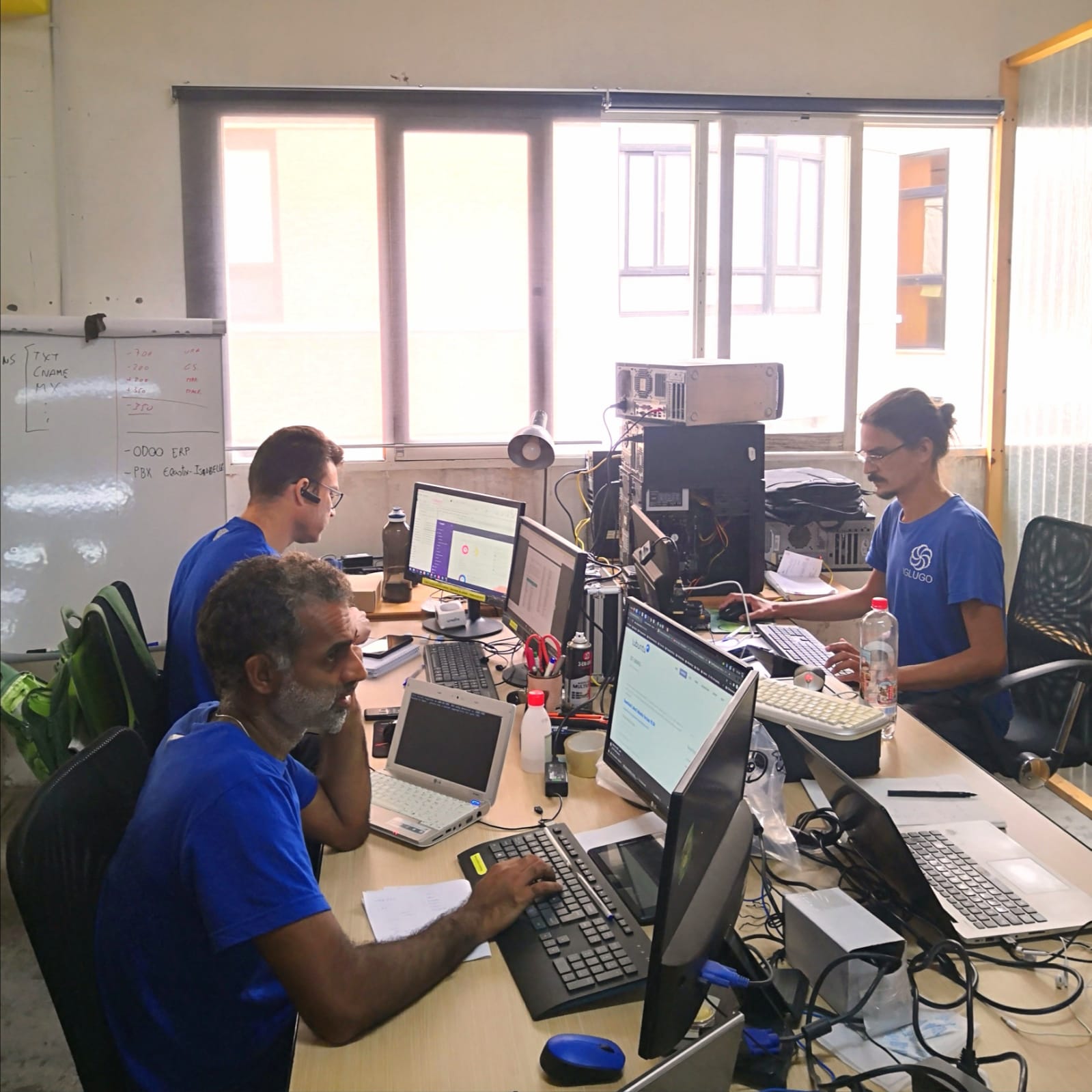 iglugo_team_ in the office